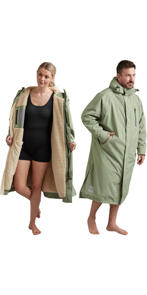2026 Red Paddle CO Long Sleeve Pro Change Robe Evo 002-009-006-0253 - Sage Green